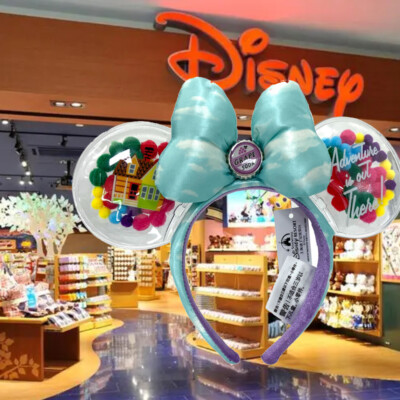 UP Grape Soda Cap Balloons Minnie Ear Disneyland Disney’ Parks Ears Headband-image