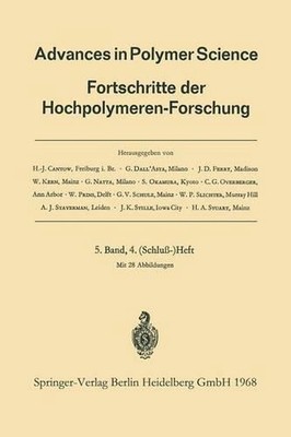 Advances in Polymer Science: Fortschritte der Hochpolymeren-Forschung by Prof. D-image
