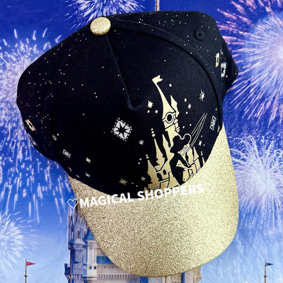 Disney Parks Disneyland Paris 30th Anniversary Glitter Castle Hat NWT-image