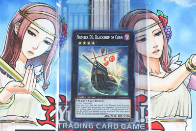 YuGiOh Number 50: Blackship of Corn CT10-EN018 Limited Edition Super Rare -image