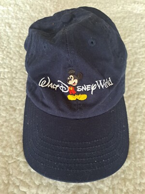 Walt Disney World Kids Mickey Mosue Adjustable Hat. Pre-owned-image