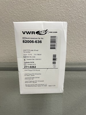 VWR PCR Plates, 96 Well, Pack Of 10-image