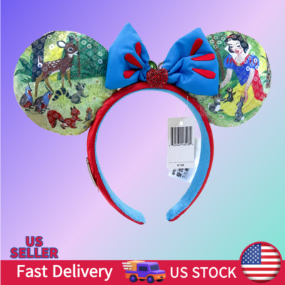 Disney. Parks 100 Years Decades 2 of 10 Headband Snow White  Minnie  Mouse Ears-image
