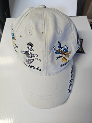 Walt Disney World Duck Hat - Several Famous Disney Ducks - Brown Spots on top-image