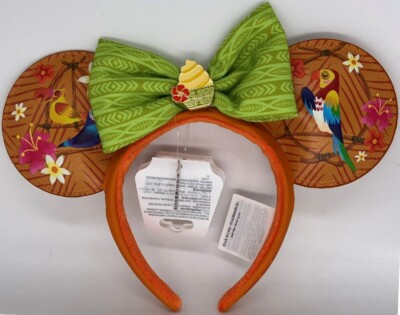 WDW Enchanted Tiki Room Birds Dole Whip Disney Parks Minnie Mouse Headband Ears-image