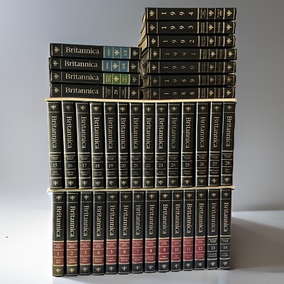 Encyclopedia Britannica 1988 15th Ed Complete Set 32 Vol+6 Annuals+1-image