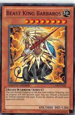 Beast King Barbaros - 2011 Collectors Tins - Yu-Gi-Oh! TCG - LP - Limited - HOLO-image
