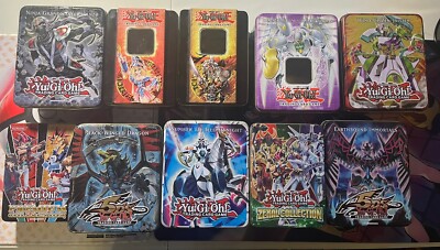 Yu-Gi-Oh! Vintage Empty Tins (Dark Magician Girl, 5ds, Zexal, Plus More!-image