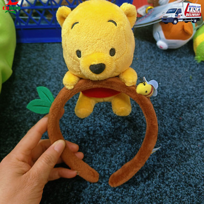 Japan Disney Parks Winnie the Pooh Plush Headband Ears Tokyo Disneyland-image
