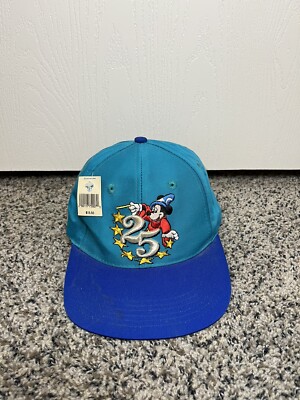 Vintage Rare NWT Youth Mickey Mouse 25th Anniversary Walt Disney World Hat CAP-image