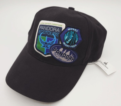 Walt Disney World Disneyland Avatar Pandora Ride Patch Hat with Adj Strap -image