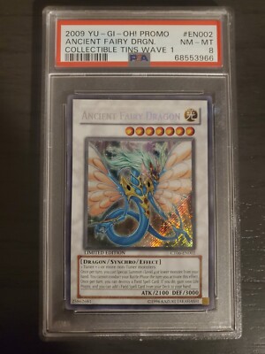 2009 Yu-Gi-Oh! CT06-EN002 Ancient Fairy Dragon PSA 8-image