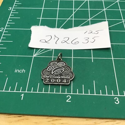 Walt Disney World Sterling Silver Charm Pendant Mickey Mouse Ears! 2004-image