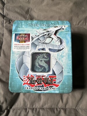 Yu-Gi-Oh! Sealed 2006 GX Cyber Dragon New! Unopened Sealed Tin Cards Yugioh-image