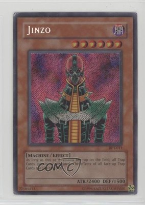 2002 Yu-Gi-Oh! Collectors Tin Promo Secret Rare Jinzo #BPT-011 0u5r-image