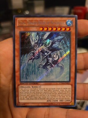 Yu-Gi-Oh! TCG Tidal, Dragon Ruler of Waterfalls Secret Rare CT10-EN001 NM-image