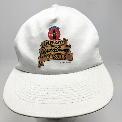 Vintage Coca Cola Celebrate Walt Disney Classics Hat Cap Snapback 1994-image