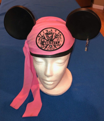 Walt Disney World Pirate Princess Mickey Mouse Ears Ear Hat Youth 2007-image