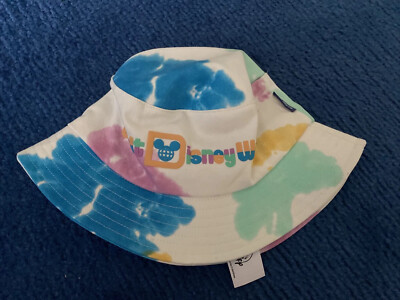 Disney Parks 2022 Walt Disney World Tye Dye Spirit Jersey Sun Bucket  Hat NWT-image