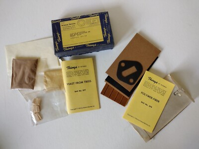 2 Vintage Science Service Yeast from Trees No. 277 & Polymer-Fiber No. 279 Lot-image