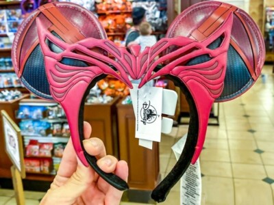 Disney Parks Marvel Wanda Maximoff Scarlet Witch Minnie Mouse Ears Headband NWT-image