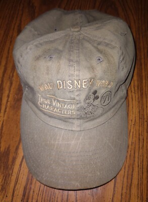 Walt Disney World Gray Hat True Vintage Characters 71 Mickey Mouse Strapback Cap-image
