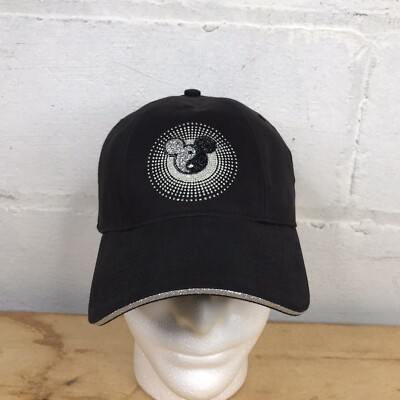 Walt Disney World Yin Yang Mickey Hat Adult Adjustable Strapback Cap Glitter-image