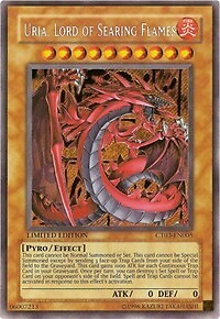 Uria, Lord of Searing Flames - Limited 2006 Collectors Tin MP YuGiOh-image