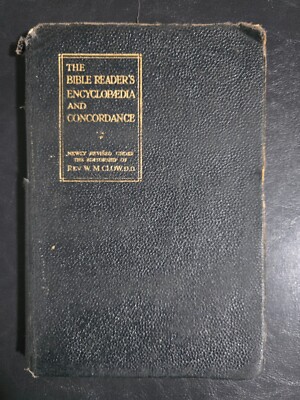 The Blue Bible Reader's Encyclopedia & Conncordance by Rev. W.M. Clow-image
