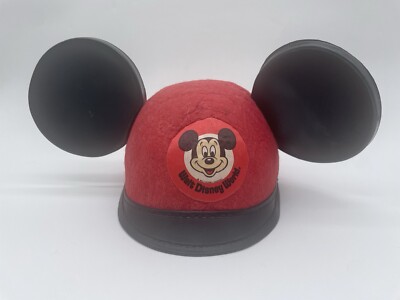 Vintage Walt Disney World Mickey Mouse Ears Hat - Made in USA Benay Albee-image