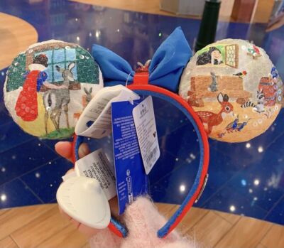 Disney~100 Years authentic 2023 Princess Snow White Minnie mouse ear Headband --image