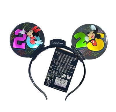 NEW Disney Parks 2025 Glow Light Up Mickey Minnie Ears Headband WDW-image