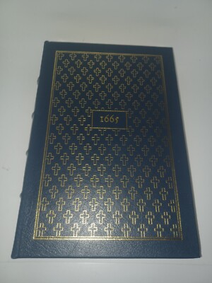 Easton Press Journal Of The Plague Year 1978 New Unread Scuff On Gilding Leather-image