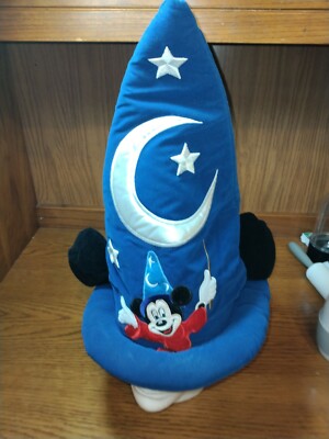 Walt Disney World Vintage Fantasia Mickey Mouse Ears Hat Youth Size Soft -image