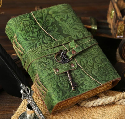 Leather Sketchbook Drawing Journal Leather Scrapbook Leather Diary Journals-image