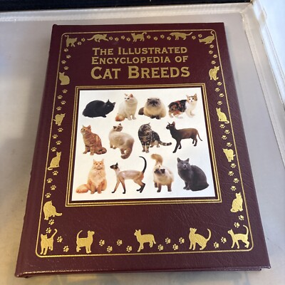 The Illustrated Encyclopedia Of Cat Breads - Leather Bound Hardcover Wellfleet-image