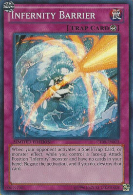 Yugioh! MP Infernity Barrier - CT09-EN023 - Super Rare - Limited Edition Moderat-image