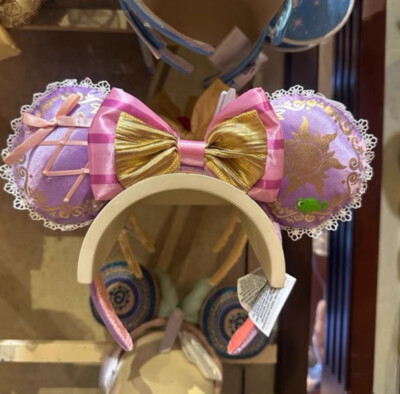Disney Parks 2024 Rapunzel Tangled Pascal Mickey Ears Minnie Headband Disneyland-image