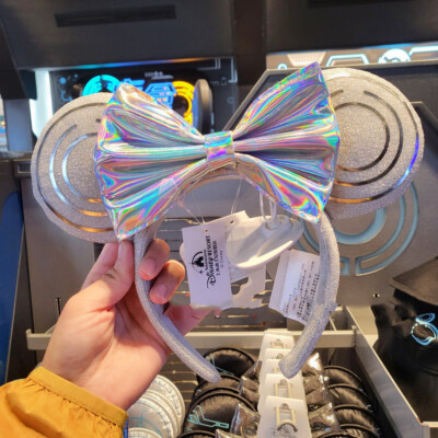 Disney Parks Tron Mickey Mouse Mouse Ears 2024 Headband Shanghai Disneyland-image