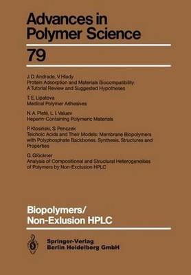 Biopolymers/Non-Exclusion HPLC by J.D. Andrade (English) Paperback Book-image