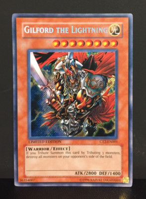 Gilford the Lightning | Secret Rare | CT2 | Lightly Played | English | Yu-Gi-Oh-image