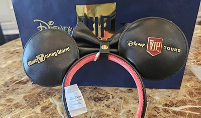 BRAND NEW Walt Disney World VIP Tours Exclusive Minnie Mickey Ears Headband-image