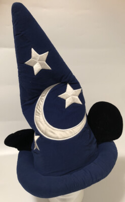 Disney Park Mickey Mouse Ears Sorcerer Hat Wizard Fantasia WDW Disneyland Blue-image