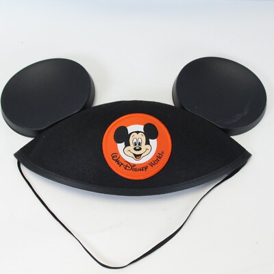 Walt Disney World Mickey Mouse Club Mouseketeer Patch ADULT Ear Hat  NEW!-image