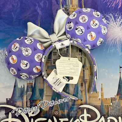 Disney Parks Mickey & Friends Ears Bow Headband Ears New-image