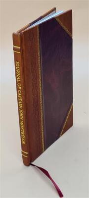 Journal Of Captain John Montr?Sor, July 1, 1777, To July 1, 1778 [Leather Bound]-image
