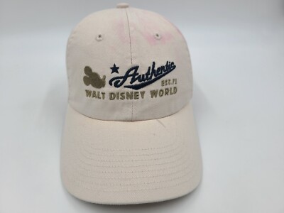Walt Disney World Authentic Mickey Mouse Distressed Strapback Adjustable Hat Cap-image