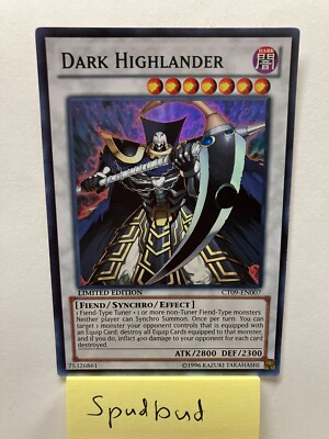 Dark Highlander Super Rare CT09-EN007 (Moderately Played LIMITED Edition)-image
