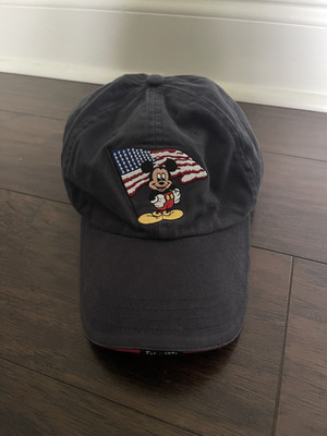 Mickey Mouse American Flag Hat Walt Disney World 1971 American Dream Come True-image