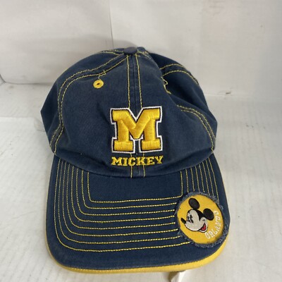 Vintage Disneyworld Mickey Mouse Orlando Hat Cap Strapback Youth Size Adjustable-image
